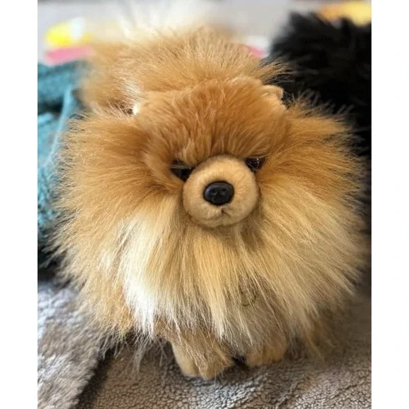Aurora Pomeranian Puppy Dog Plush Stuffed Animal Miyoni EUC Collectible Pom Pom - Picture 1 of 4
